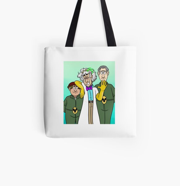 Dr. Two Brains and his Henchmen All Over Print Tote Bag
