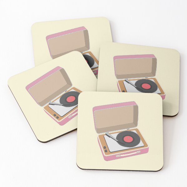 Item preview, Pink Retro Vinyl Record Player designed and sold by dailycake.