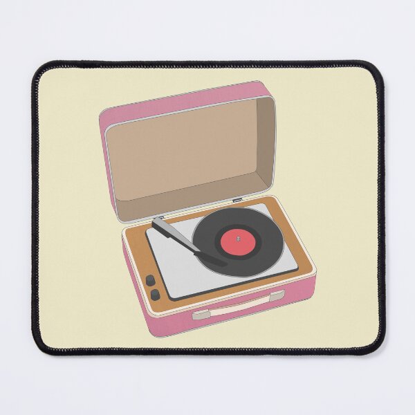 Item preview, Pink Retro Vinyl Record Player designed and sold by dailycake.