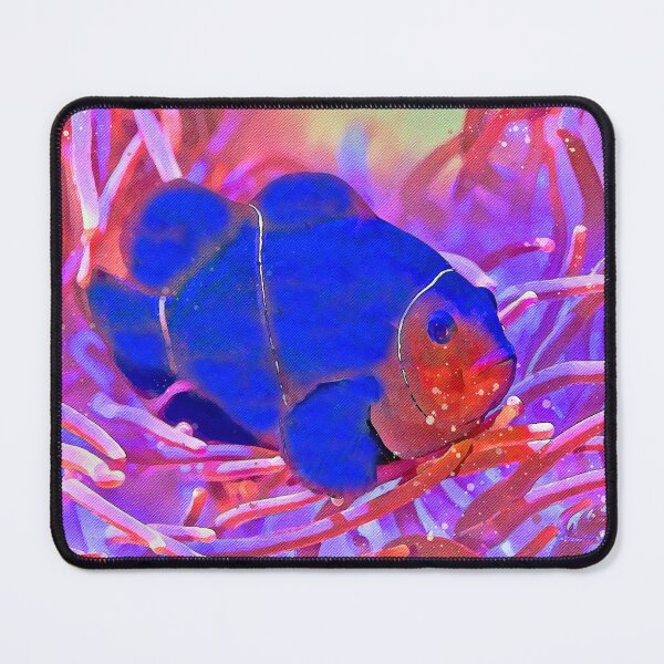 Item preview, Oscar Fish blue tang Watercolour Digital Painting designed and sold by getlyart.