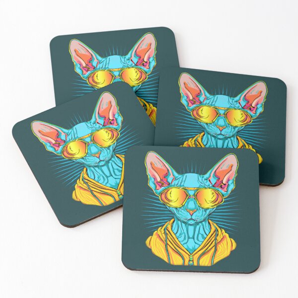 Item preview, The Cyber-Sphynx: The Futuristic Feline with Augmented Sensors designed and sold by BaseYourIstinct.