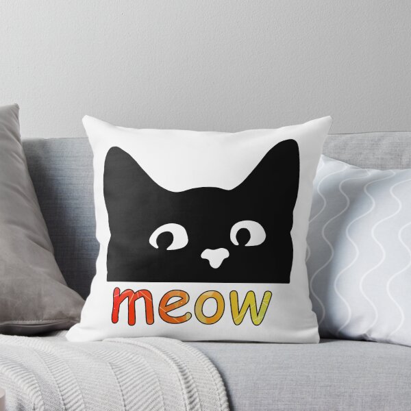 Item preview, Meow, stickers with cats designed and sold by Rowbic.