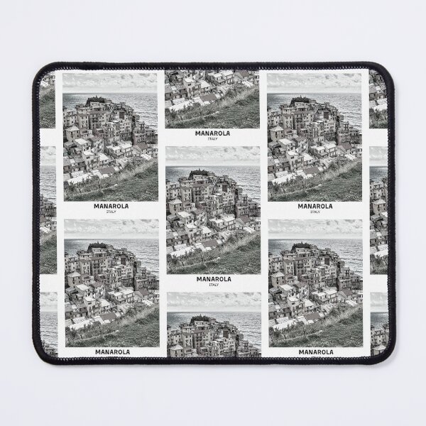 Item preview, Manarola Cinque Terre Liguria Italy Dorm Room Essentials Minimalist Poster Design designed and sold by SirajDecors.