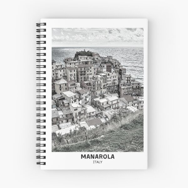Item preview, Manarola Cinque Terre Liguria Italy Dorm Room Essentials Minimalist Poster Design  designed and sold by SirajDecors.