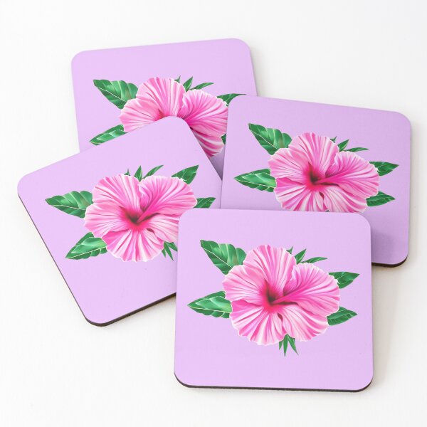 Item preview, Beautiful pink hibiscus flower designed and sold by gramizzia.