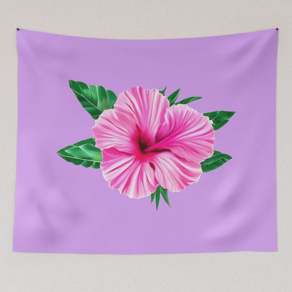 Item preview, Beautiful pink hibiscus flower designed and sold by gramizzia.