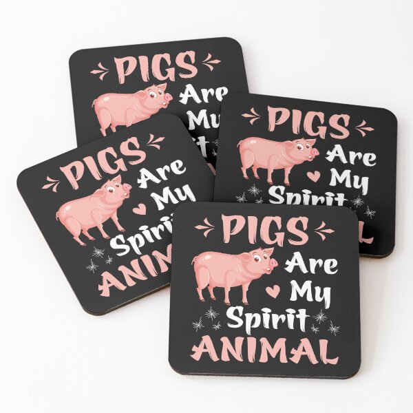 Item preview, Pigs Are My Spirit Animal - Funny Pig Lovers Gift designed and sold by Creative Angel.