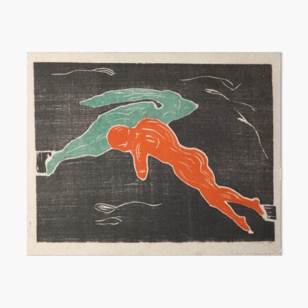 Artikel-Vorschau von Begegnung im Weltraum von Edvard Munch, 1898, designt und verkauft von Vintage Wall Art.