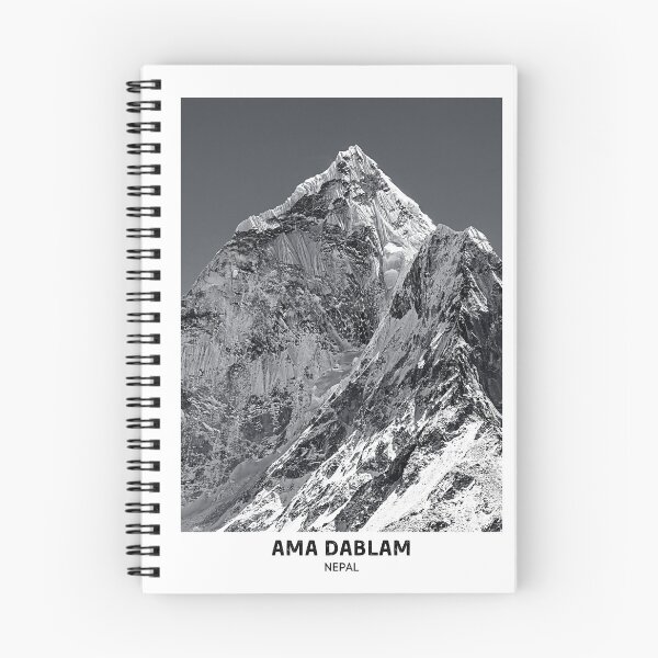 Item preview, Ama Dablam Nepal Dorm Room Essentials Minimalist Poster Design  designed and sold by SirajDecors.