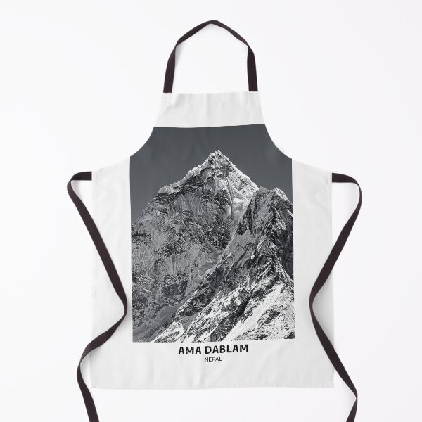 Aperçu de l'œuvre Affiche minimaliste sur les essentiels du dortoir de l'Ama Dablam au Népal créée et vendue par SirajDecors.