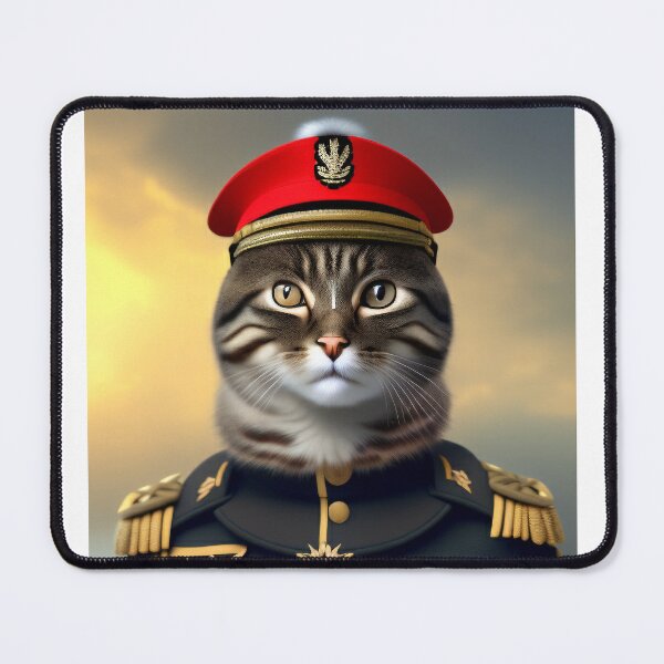 Item preview, The Catsy Cat Army Officer designed and sold by CreepyDesigns.