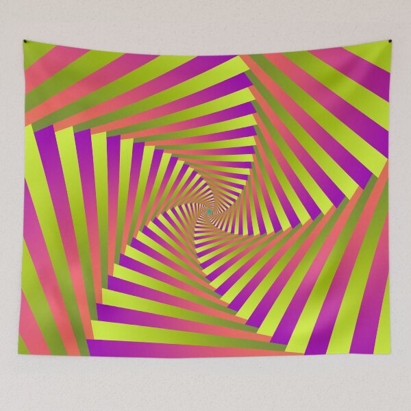 Item preview, Psychedelic Five Arm Spiral designed and sold by EyeBogglers.
