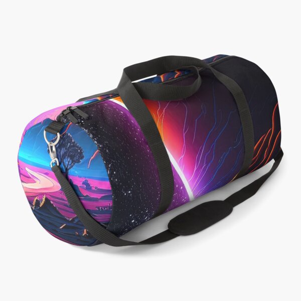 Item preview, Dreaming of a Neon Landscape From Another Universe designed and sold by Mullet Monkey.