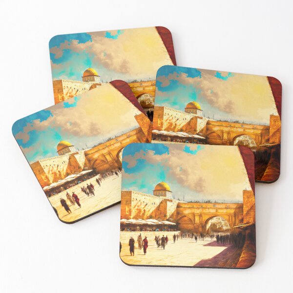 Item preview, Arte de la pintura de la pared occidental de Jerusalén designed and sold by ShneorPerry.