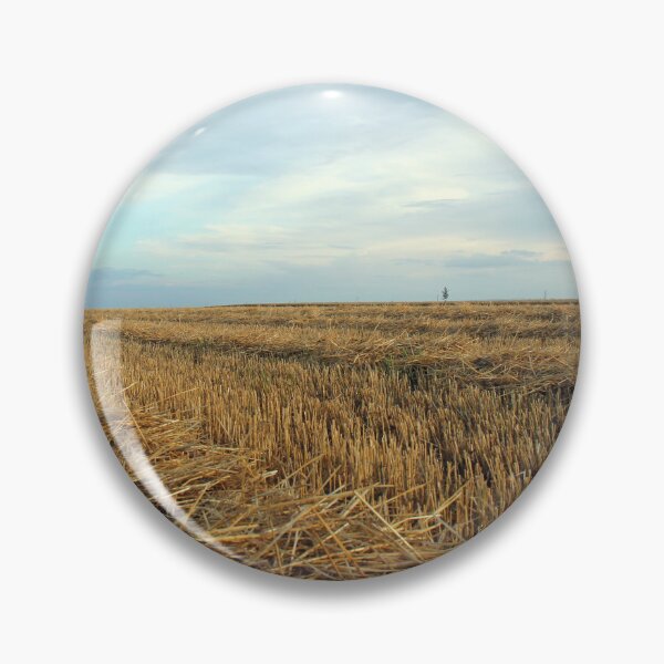 Item preview, Hay field with beautiful sky designed and sold by Angela Cini.