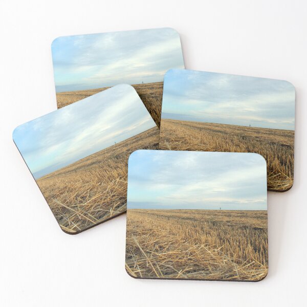 Item preview, Hay field with beautiful sky designed and sold by Angela Cini.