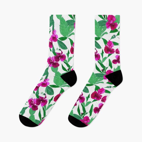 Item preview, Beautiful pink hibiscus flower pattern designed and sold by gramizzia.
