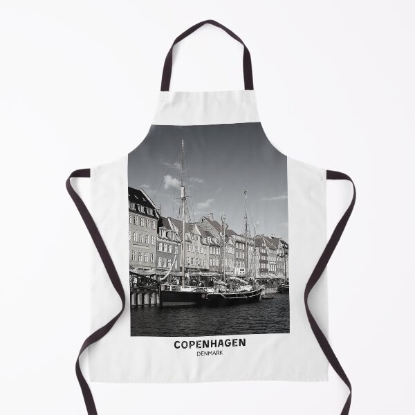 Item preview, Copenhagen Denmark Dorm Room Essentials Minimalist Poster Design  designed and sold by SirajDecors.