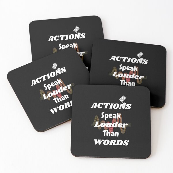 Item preview, Actions Speak Louder than Words designed and sold by Zeetube.