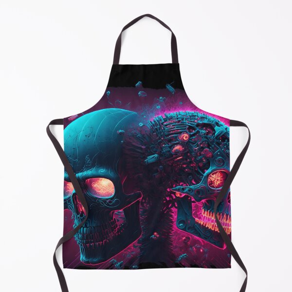 Item preview, Neon Skull Art designed and sold by ArtAT.