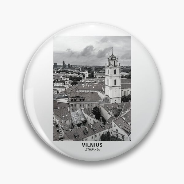 Item preview, Vilnius Lithuania Dorm Room Essentials Minimalist Poster Design  designed and sold by SirajDecors.