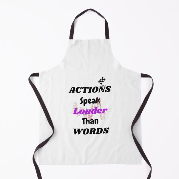Item preview, Actions speak Louder than words. designed and sold by Zeetube.