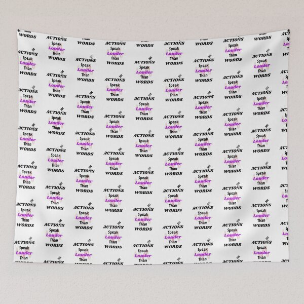 Item preview, Actions speak Louder than words. designed and sold by Zeetube.