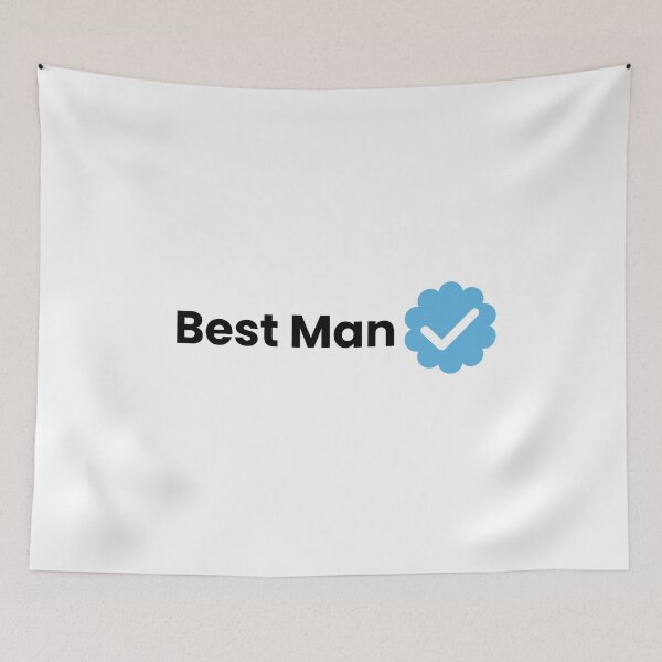 Item preview, Best Man (black) designed and sold by Allyoudois.