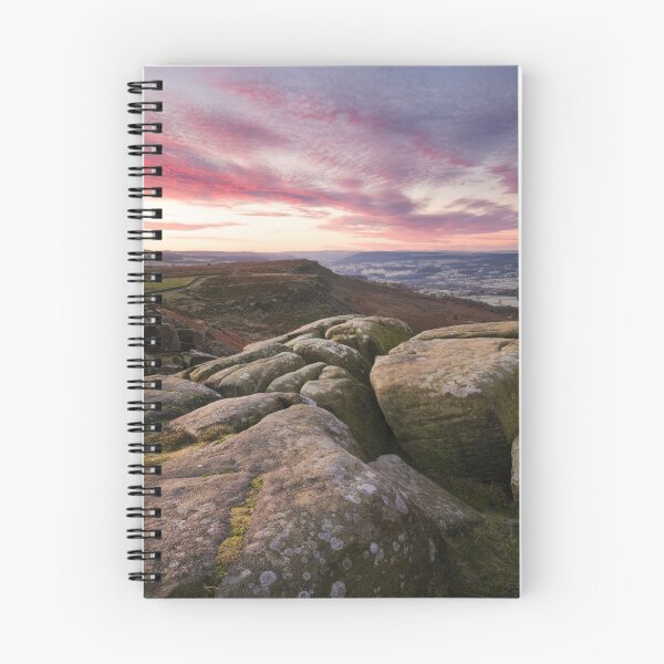 Item preview, Curbar Edge Winter Sunrise designed and sold by Lenscraft by Robin Whalley.