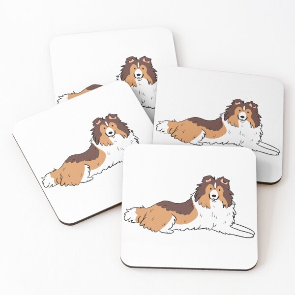Item preview, Shetland sheepdog cute illustration  designed and sold by Yarafantasyart.