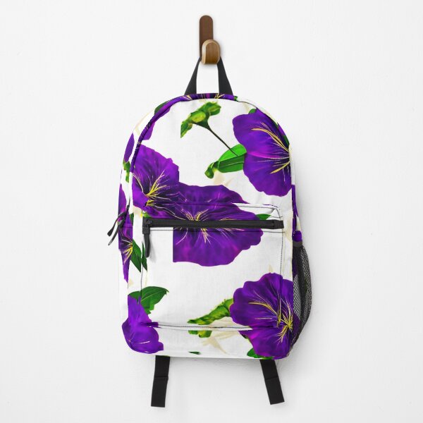 Item preview, Purple hibiscus flower pattern designed and sold by gramizzia.