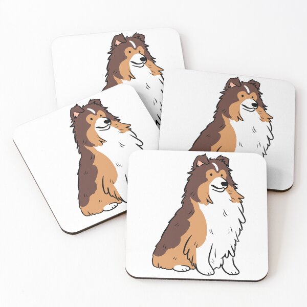 Item preview, Shetland sheepdog cute illustration  designed and sold by Yarafantasyart.