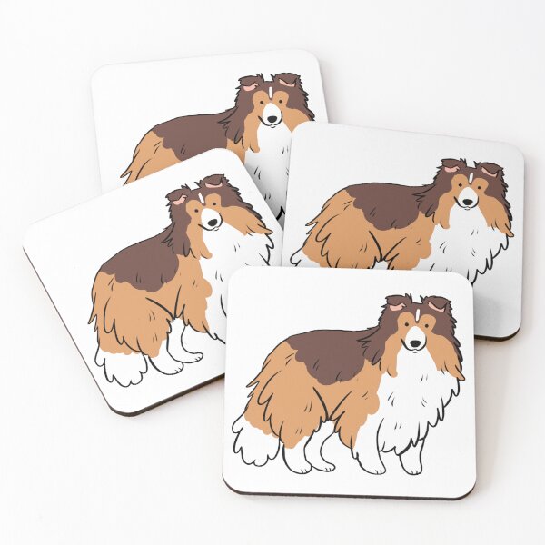 Item preview, Shetland sheepdog cute illustration  designed and sold by Yarafantasyart.