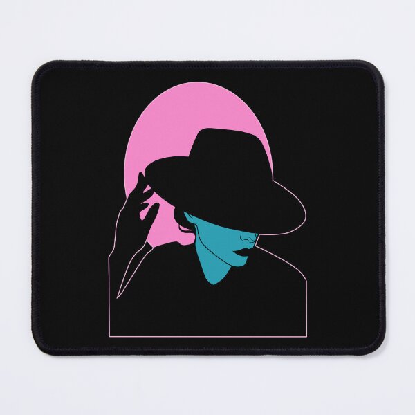 Item preview, Dark Lady (Teal and Pink on Black) designed and sold by ObsidianDaz.