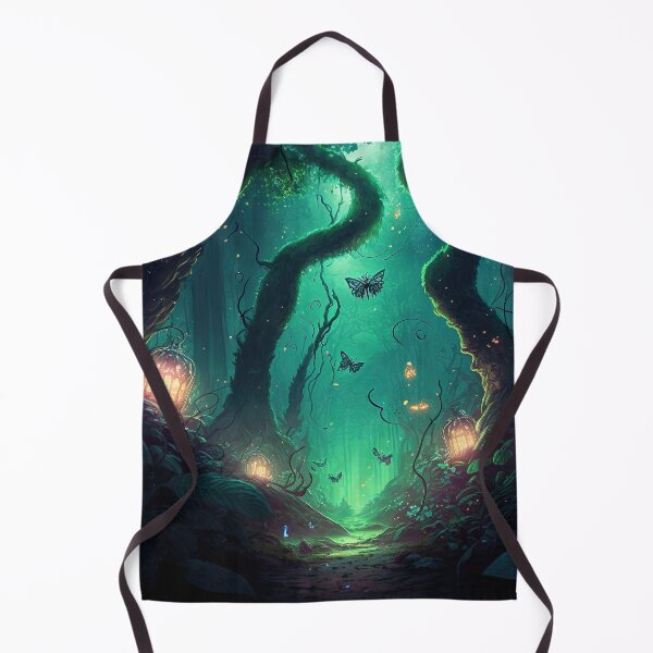 Item preview, A beautiful scene of an enchanted forest, Towering trees and glowing fireflies. designed and sold by DSAHART.