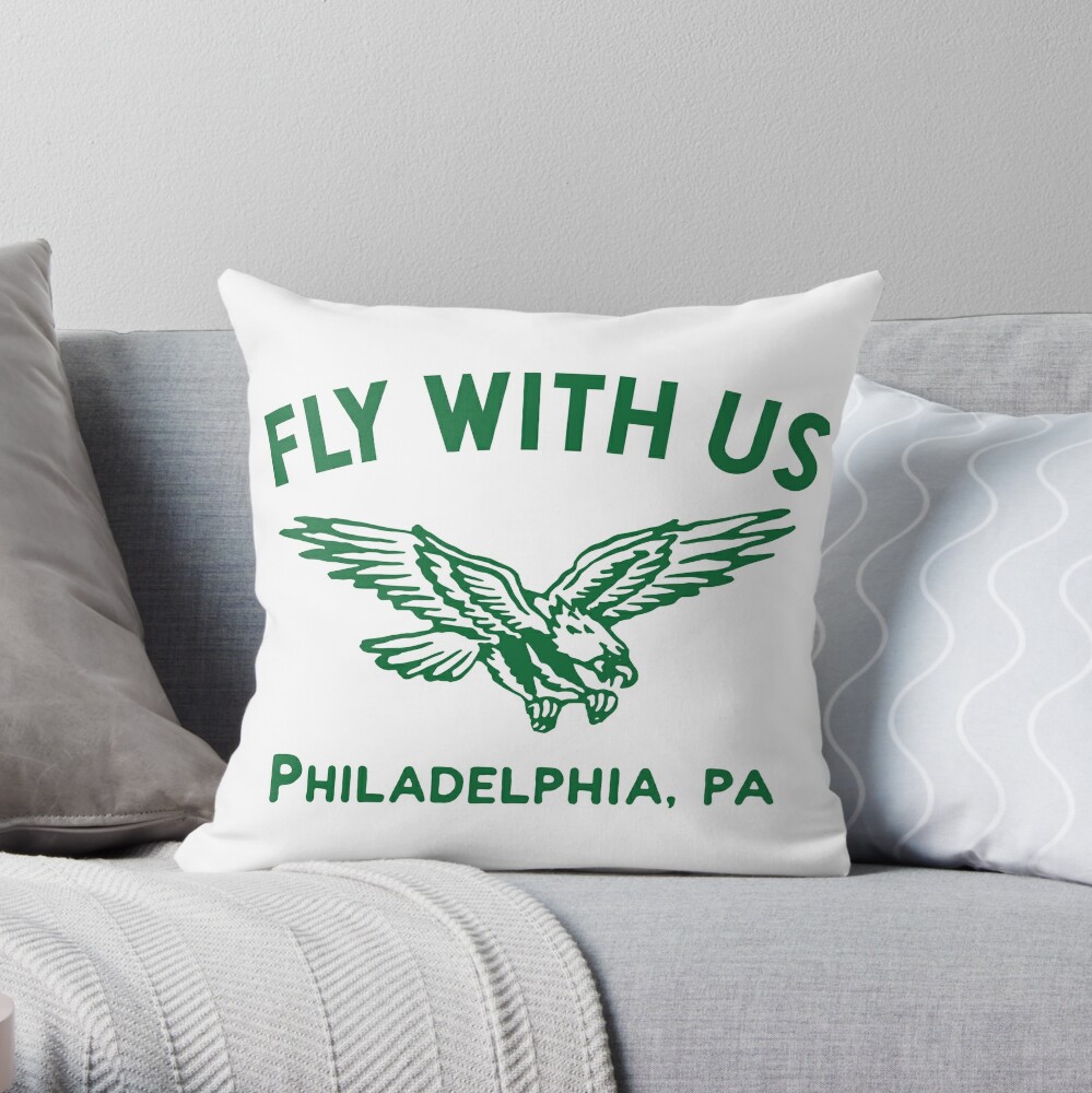 Philadelphia Eagles Swoop Throw Pillow for Sale by mlmillard30