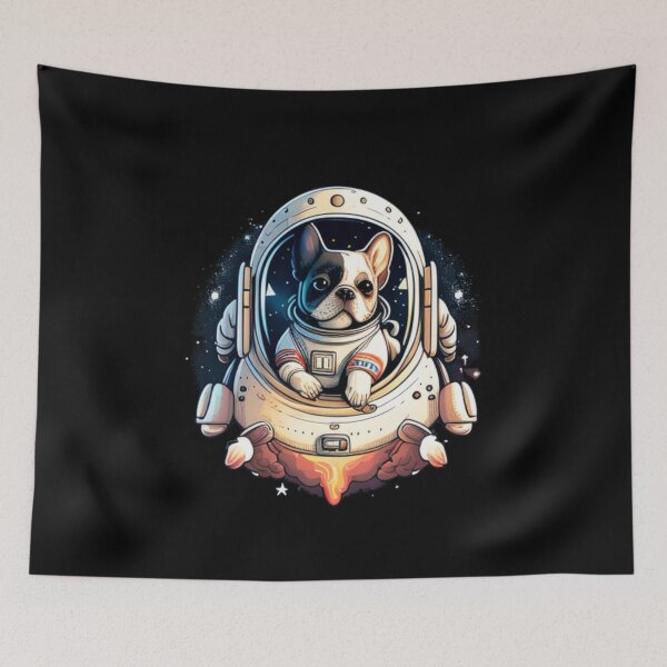 Item preview, Astro Astronaut Galaxy French Bulldog designed and sold by TheWildFlix.