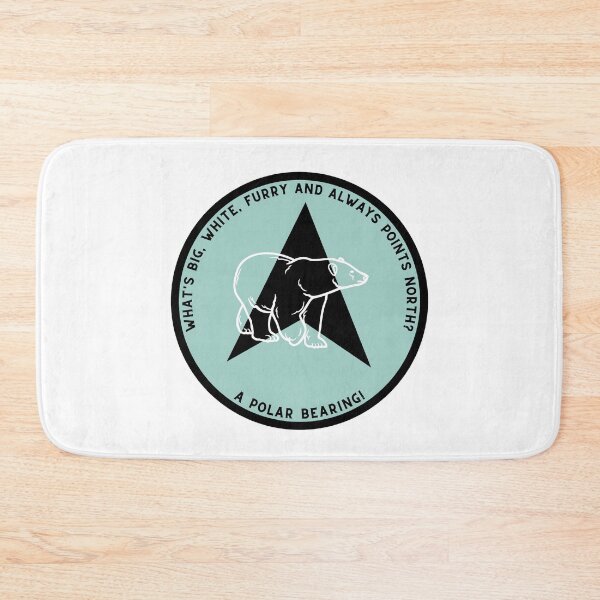 Item preview, What's Big, White, Furry and Always Points North?  designed and sold by Suzielie.
