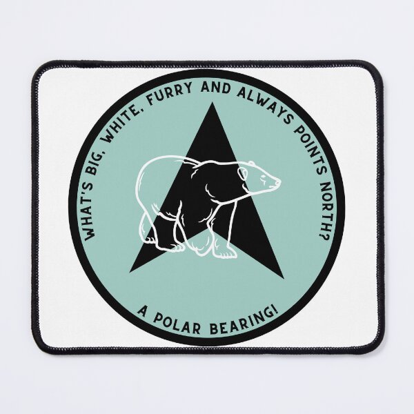 Item preview, What's Big, White, Furry and Always Points North?  designed and sold by Suzielie.
