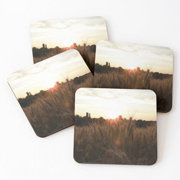 Item preview, Beautiful wheat field at sunset designed and sold by Angela Cini.