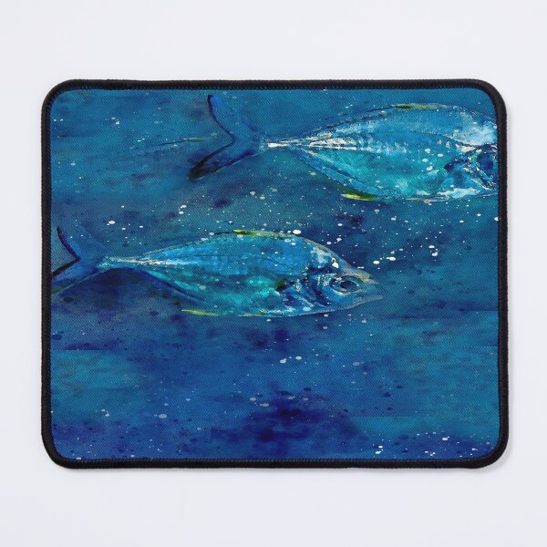 Item preview, Ancient Fish Ocean Watercolour Painting Art designed and sold by getlyart.