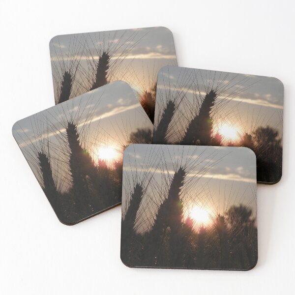 Item preview, Beautiful wheat field at sunset designed and sold by Angela Cini.