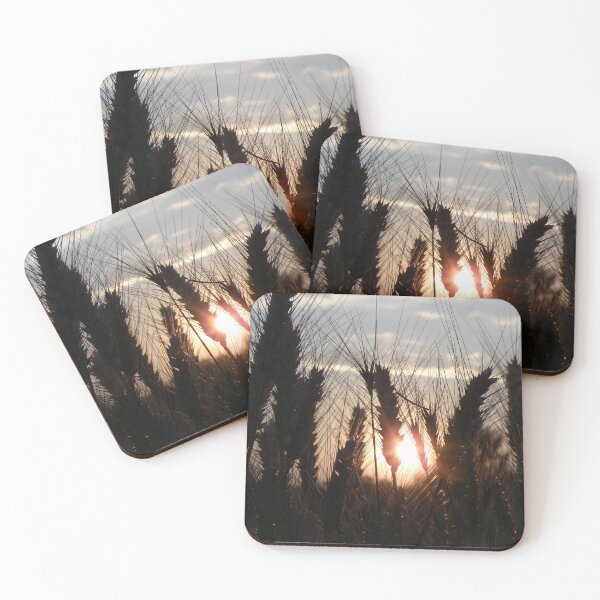 Item preview, Beautiful wheat field at sunset designed and sold by Angela Cini.