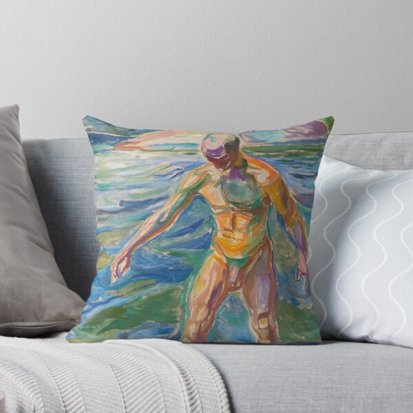 Aperçu de l'œuvre L'homme au bain d'Edvard Munch, 1918 créée et vendue par Vintage Wall Art.