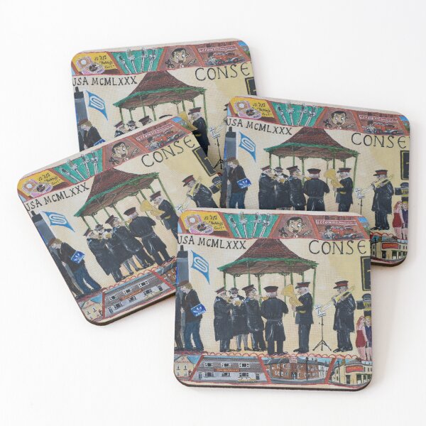 Item preview, Consett in the style of The Bayeux Tapestry  designed and sold by CrossanArt.