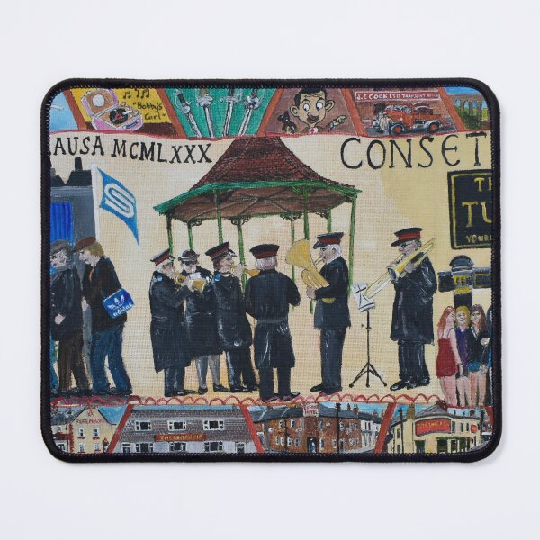 Item preview, Consett in the style of The Bayeux Tapestry designed and sold by CrossanArt.