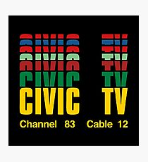 Civic TV Merchandise Photographic Print