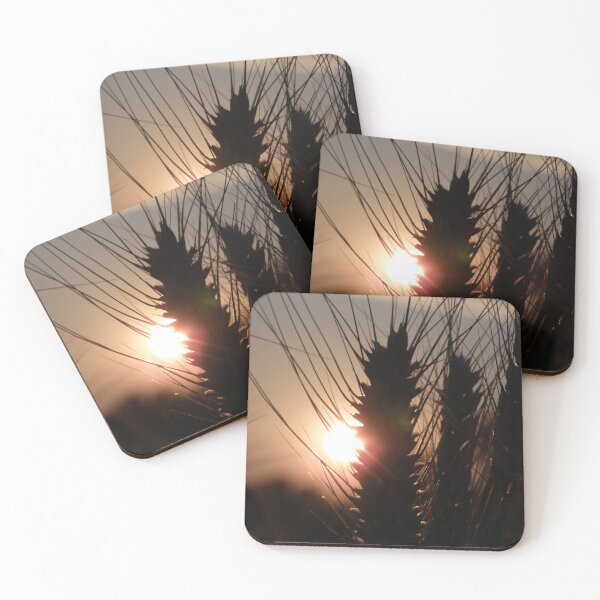 Item preview, Beautiful wheat field at sunset designed and sold by Angela Cini.