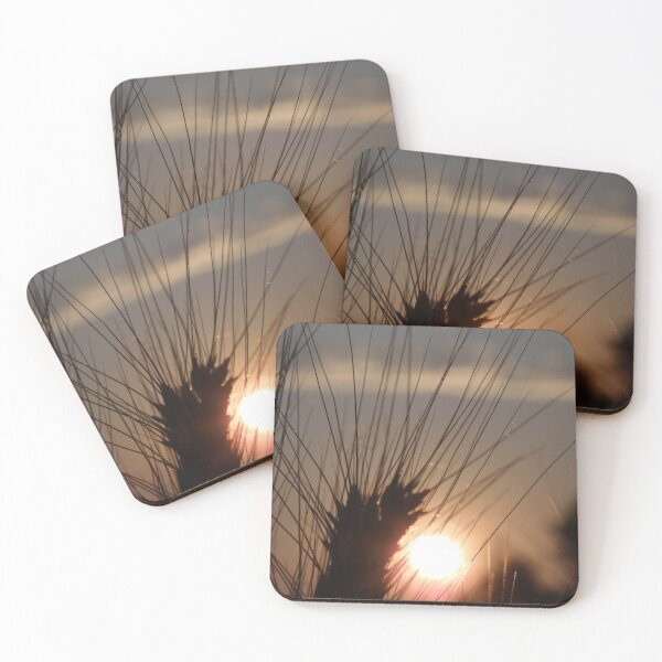 Item preview, Beautiful wheat field at sunset designed and sold by Angela Cini.