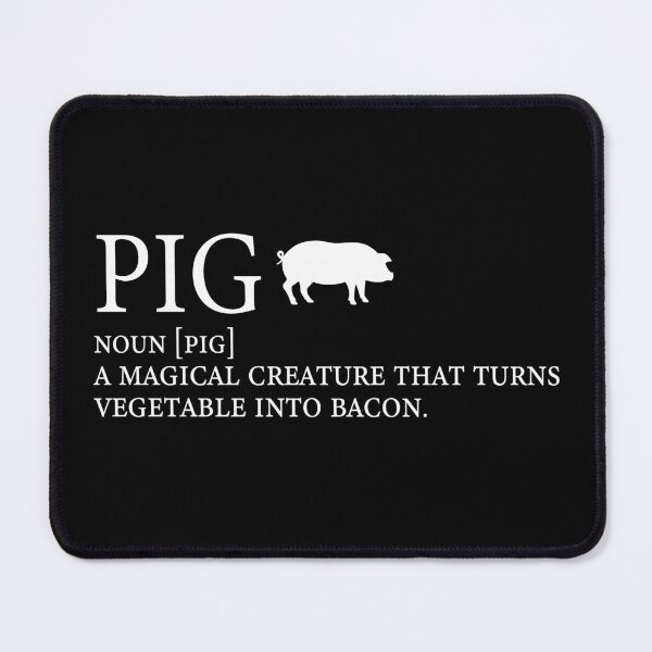 Item preview, Pig A Magical Creature That Turns Vegetable Into Bacon - Funny Pig Lovers Gift designed and sold by Creative Angel.